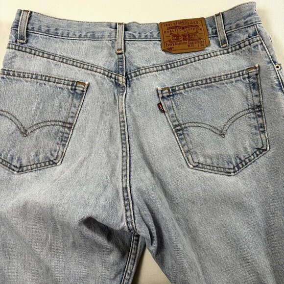 Levi's 505‎ Men's Sz 36x30 Blue Regular Fit Straight Leg 100% Cotton Denim Jeans - Picture 10 of 16
